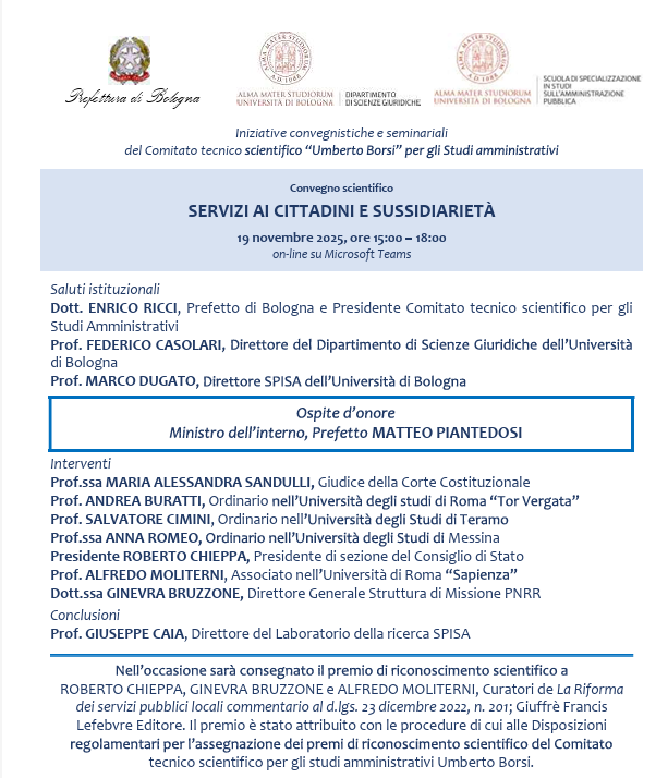  Servizi ai cittadini e sussidiarietà